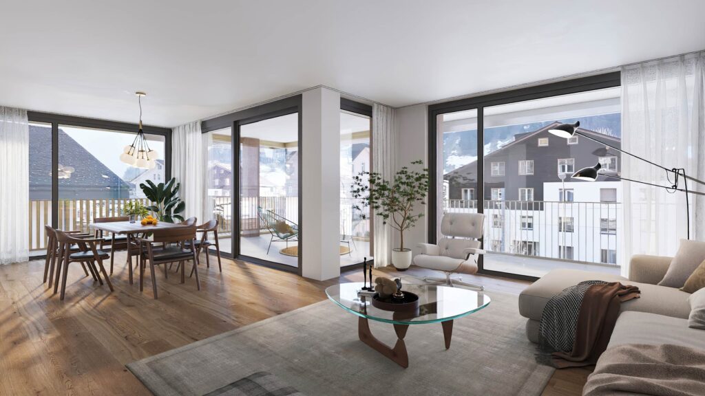 Wohnzimmer_Parkett-dunkel_Steinacher-Engelberg